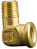Fisnar 560747 Brass Elbow Connector 0.25 in NPT Male x 0.25 in NPT Female - 560747 - Ellsworth Adhesives