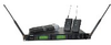 UHF-R Wireless Dual-Channel Combo System with Beta 58A Microphone Cartridge - UR124D/BETA58 - Visual Sound, Inc.