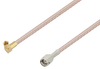 SMA Male to SSMC Plug Right Angle Cable 18 Inch Length Using RG316-DS Coax - PE3C4471-18 - Pasternack