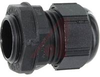 CONNECTOR, STRAIN RELIEF, LIQUID TIGHT,NON METALLIC, M-20X1.5 THREAD, BLACK - 70123250 - Allied Electronics, Inc.