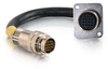 6in RapidRun® Panel-Mount 15-pin Din (Yellow) Lead -- 2212-42183-001