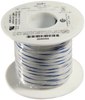 Hook Up Wire, 100Ft, 22Awg Copper White/blue; Jacket Material Alpha Wire - 02F8234 - Newark, An Avnet Company