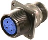 Circular Connector, Receptacle, 4 Position, Panel; Product Range Amphenol Industrial - 25C5371 - Newark, An Avnet Company