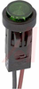 Indicator,Pnl-Mnt;LED;Green;1/2In.;12V;T 1-3/4;/Snap;6In. Wire;1.2In.;20mA - 70015769 - Allied Electronics, Inc.