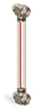 Standard Nylon Liquid Level Gage, 7” Centerline, Front Mount 1/2”-13 - B3642-10700BA2W - Oil-Rite Corp.