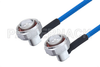 Plenum 7/16 DIN Male Right Angle to 7/16 DIN Male Right Angle Low PIM Cable 36 Inch Length Using SPP-250-LLPL Coax , LF Solder - PE3C4144-36 - Pasternack