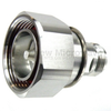 Low PIM N Female (Jack) to 7/16 DIN Male (Plug) Adapter, 1.3 VSWR - SM4682A - Fairview Microwave Inc.