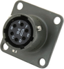 Circular Connector, Receptacle, Size 10, 6 Position, Box; Product Range Amphenol Industrial - 88F2889 - Newark, An Avnet Company