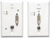 DVI over Cat5/Cat6 Active Extender Kit, Wallplate Transmitter and Receiver, 1920x1080 at 60Hz, Up to 200-ft., TAA - B140-1A1-WP - Tripp Lite by Eaton