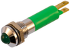 Panel Mount Indicator, Led, 8Mm, Green, 12V; Led Color Wamco - 86T5586 - Newark, An Avnet Company