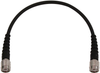 Coaxial Cable, Rg-58C/u, 12In, Black; Connector Type A Multicomp Pro - 04M7837 - Newark, An Avnet Company