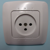 16A/250V White Israeli Socket - 88010581 - Interpower