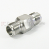 2.92mm Female (Jack) to 2.4mm Female (Jack) Adapter, Passivated Stainless Steel Body, High Temp, 1.2 VSWR -- SM3177 - Image