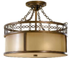 Semi-Flush Mts.-Drum Shade - 350707 - Light Center (The)