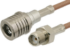 SMA Female to QMA Male Cable 48 Inch Length Using RG316 Coax - PE38276-48 - Pasternack