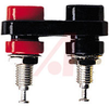 Jack, Banana; Insulated Double Banana Jack; 2500 V (RMS) (Max.); 15 A; Red - 70197934 - Allied Electronics, Inc.