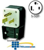 Leviton 50Amp Flush Mount Receptacle Matching Angle Plug - 9550-P - TelephoneStuff.com