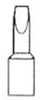 Weller Chisel Tip PL153 - Chisel Tip - 0.56 in Tip Length - 0.2 in Tip Width - 037103-03688 - R. S. Hughes Company, Inc.