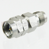 1.85mm Male (Plug) to 1.85mm Female (Jack) Adapter, Passivated Stainless Steel Body, High Temp, 1.3 VSWR -- SM3937 - Image