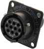 Circular Connector, Receptacle, 10 Position, 12-10, Panel; Product Range Amphenol Industrial - 05K5046 - Newark, An Avnet Company
