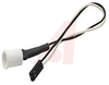 Indicator,Pnl-Mnt;For 5mm LEDs;With 2200 Ohm Resistor;Leadwires;Length 4In -- 70053005