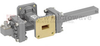 50 dB WR-51 Waveguide Crossguide Coupler with Square Cover Flange and SMA Female Coupled Port from 15 GHz to 22 GHz in Bronze - FMWCT1055 - Fairview Microwave Inc.