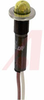 Indicator,Pnl-Mnt; Mnt,Yellow LED,Oil Tight,12V,0.38