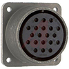CONNECTOR,MILSPEC BOX RECEPTACLE,CLASS E,SIZE 28,20 #16 SOLDER SOCKET CONTACT -- 70009914