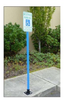 Handicap Parking Sign, Post & Base - 8PARKINGKIT2 - Traffic Safety Warehouse