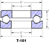 T-101: Open Style Thrust Bearing -- T-101-67