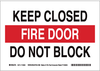 Eco-Friendly Exit Sign - 118152 - Brady Corporation
