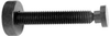 Large Pad - Knurled Head Swivel Screw Clamp Assembly: 3/8-16 Thread x 1.61 Length -- 31341L - Image