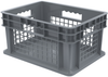 Container, Straight Wall Container, MeshSolid -- 37278GREY - Image