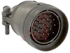 connector,straight plug w/cable clamp,class e,size 20,24 #20 solder pin contact - 70011137 - Allied Electronics, Inc.
