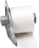 Brady B-427 Clear / White Vinyl Thermal Transfer Die-Cut Thermal Transfer Printer Label Roll - 0.5 in Width - 1 1/2 in Height - M71-29-427 - 662820-92581 - R. S. Hughes Company, Inc.