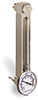 Aluminum Liquid Level Gage with Dial Thermometer, 6” Centerline, Back Mount 1/2”-20 with Nuts - B3540-20600BB1W - Oil-Rite Corp.