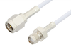 SMA Male to SMA Female Cable 18 Inch Length Using RG188 Coax, RoHS - PE3706LF-18 - Pasternack