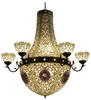 38465 Large Chandeliers-Glass Shade - 472688 - Capital Lighting, Inc.