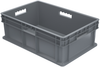 Container, Straight Wall Container, Solid - 37688GREY - Akro-Mils, Inc.