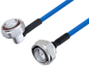 Plenum 7/16 DIN Male Right Angle to 7/16 DIN Male Low PIM Cable 200 CM Length Using SPP-250-LLPL Coax , LF Solder - PE3C4131-200CM - Pasternack