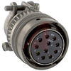 CONNECTOR,MILSPEC STRAIGHT PLUG W/CABLECLAMP,SIZE 18,11 #16 SOLDER SOCKET CONT - 70011104 - Allied Electronics, Inc.
