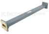 WR-90 Waveguide Section 12 Inch Length Straight Using UG-39/U Flange With a 8.2 GHz to 12.4 GHz Frequency Range in Commercial Grade - SMF90S-12 - Fairview Microwave Inc.