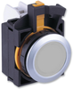 Panel Mount Indicator, Led, 22Mm, White, 120V; Led Color Idec - 60T5408 - Newark, An Avnet Company