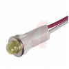 Indicator, Pnl-Mnt; LED;Yellow;0.50 In;24V;Lens, Dome;22AWG Wire Leads - 70130259 - Allied Electronics, Inc.