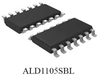 Dual N-Channel and Dual P-Channel Matched MOSFET Pair -- ALD1105SBL - Image