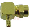 connector,rf coaxial,smc rt angle plug,solder/crimp,for rg174,316,lmr100 cable - 70032148 - Allied Electronics, Inc.