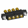 4 Pos. Female SIL RG174/179/316 Cable Conn. Kit, Jackscrews - M80-4000000F1-04-307-00-000 - Harwin Plc