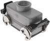 Standard, Rectangular Hood, size 77.27, Double Latch with gasket, Top PG21 cable entry - CHV-16G - Mencom Corporation