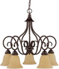 60-2891 Mid. Chandeliers-Glass Down - 402271 - Capital Lighting, Inc.