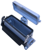 Standard, Rectangular Base with cover, Single Latch, Surface mount, size 104.27, Side PG21 cable entry - CHP-24LS - Mencom Corporation